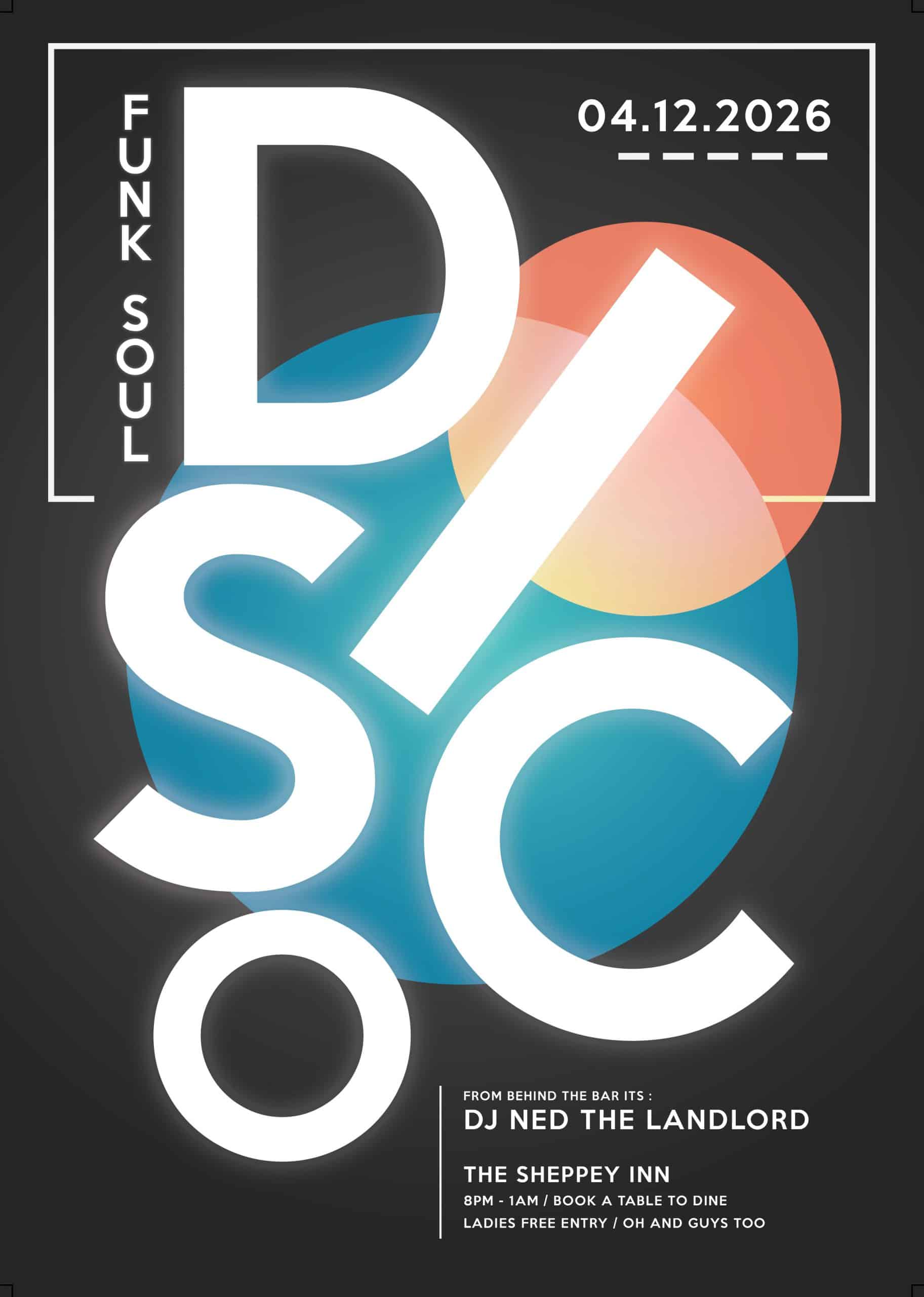 FUNK SOUL DISCO POSTER