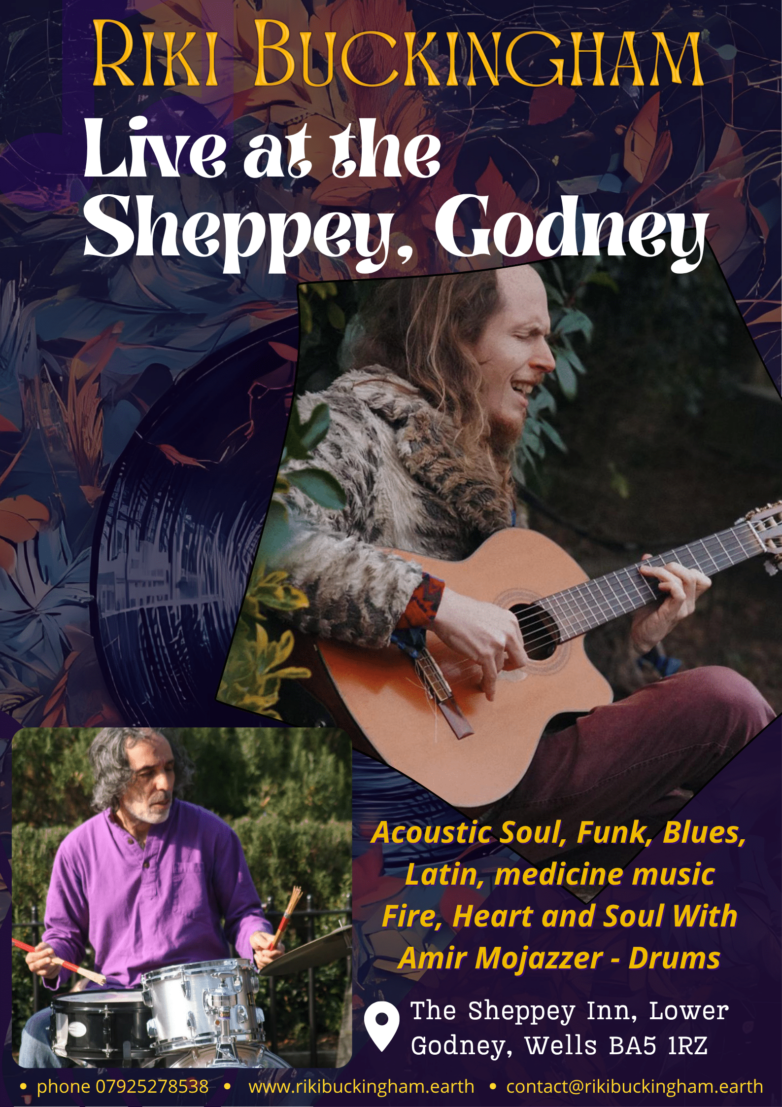 Live Music : Riki Buckingham & Amir Mojazzer