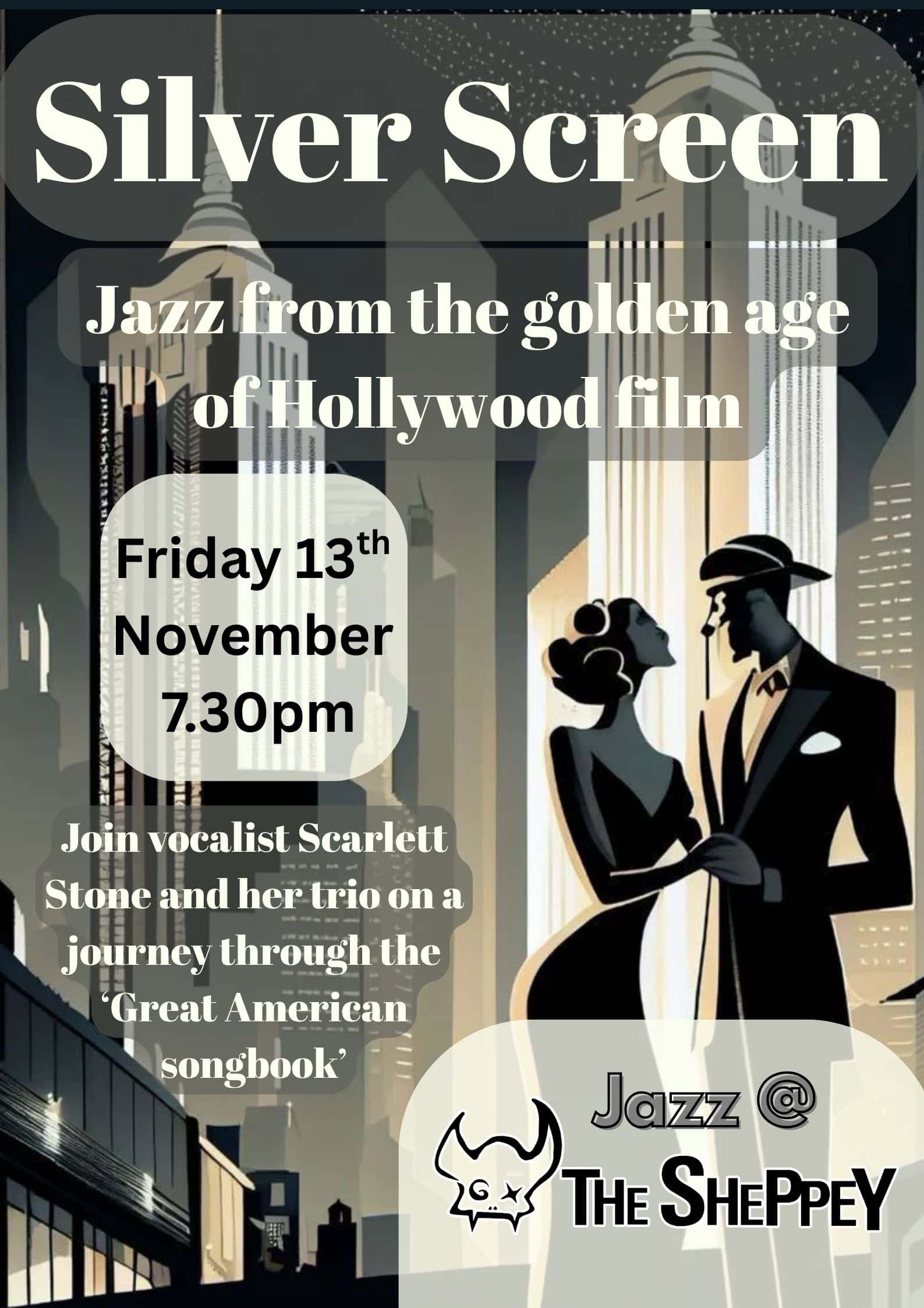 posert for the silverscreen jazz classics night at the sheppey