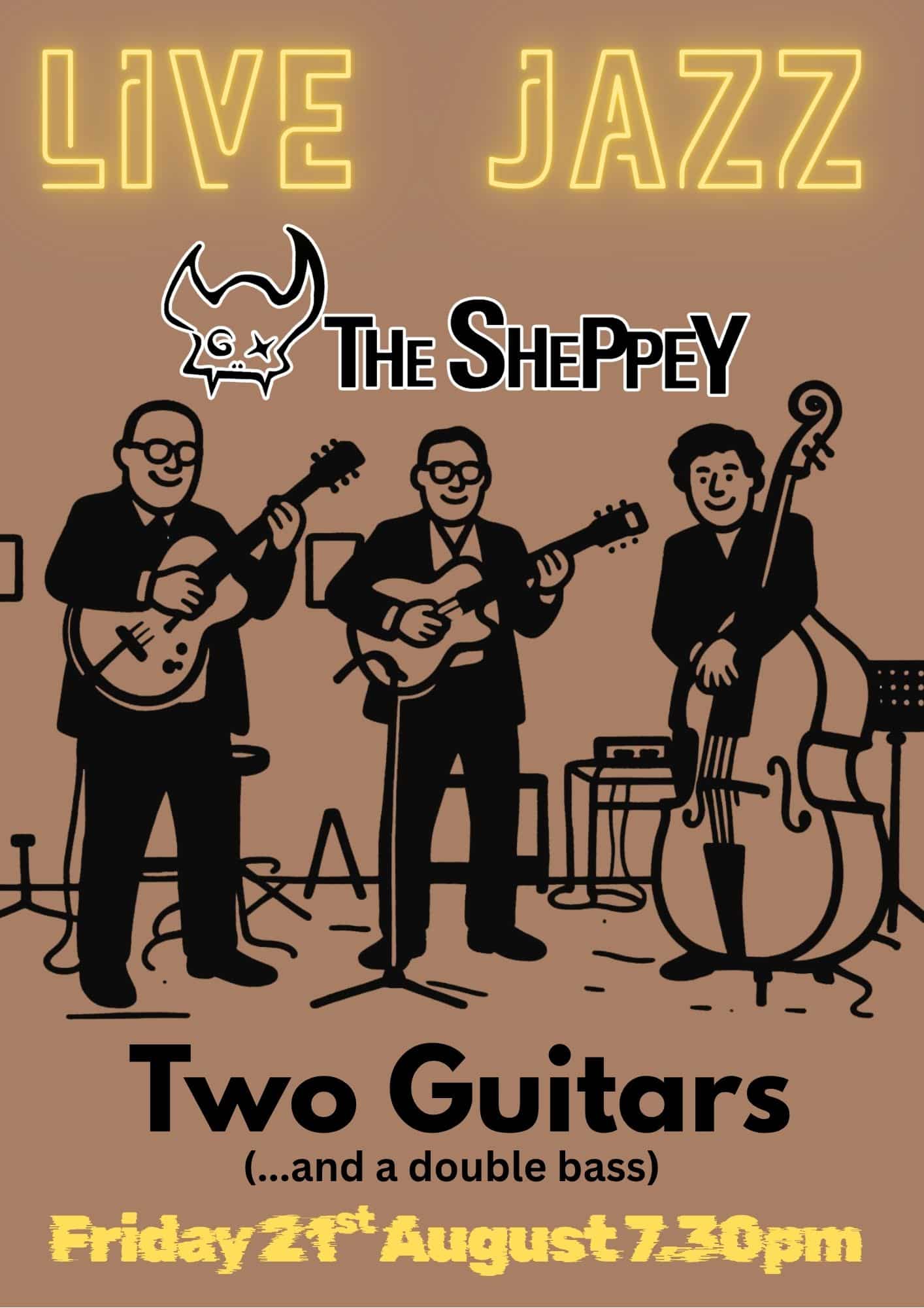 Friday Jazz Club: Two Guitars (and a double Bass)