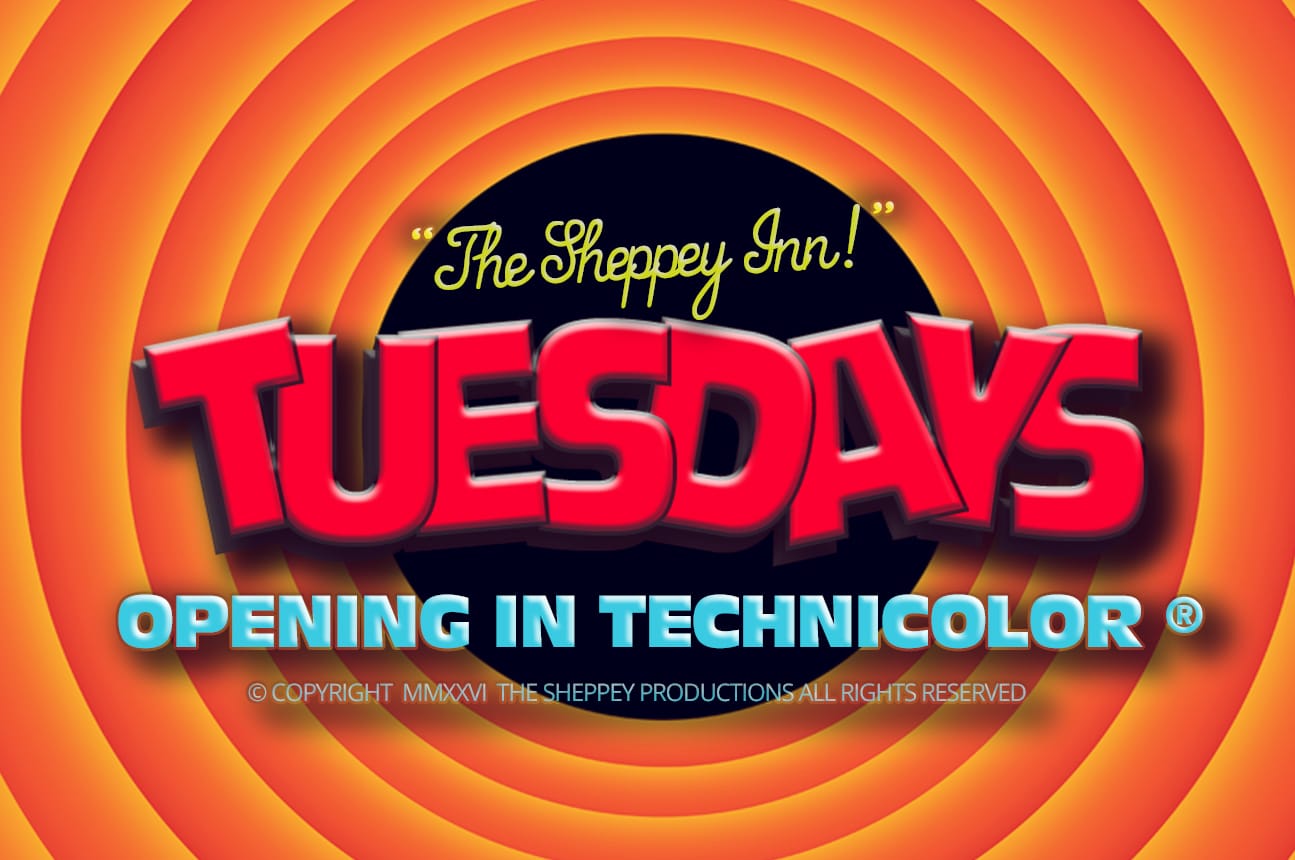 poster starting that the sheppey will be open on Tuesdays